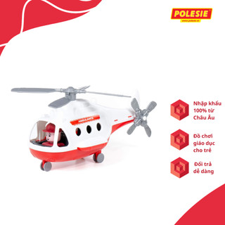 Máy Bay Đồ Chơi Trực Thăng Cứu Thương Alpha Polesie 68668 Kích Thích Trí Tưởng Tượng, An Toàn
