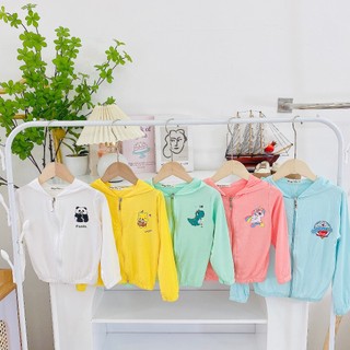 Áo khoác thun lạnh mingy baby cho bé trai,bé gái- áo khoác in pet khóa innox không rỉ sét