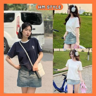 Áo thun Baby Tee Chữ B form fit tôn dáng, áo thun phong cách thể thao 5 màu chất cotton khô SA170