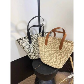 TC145, Túi cói mix màu miệng tua