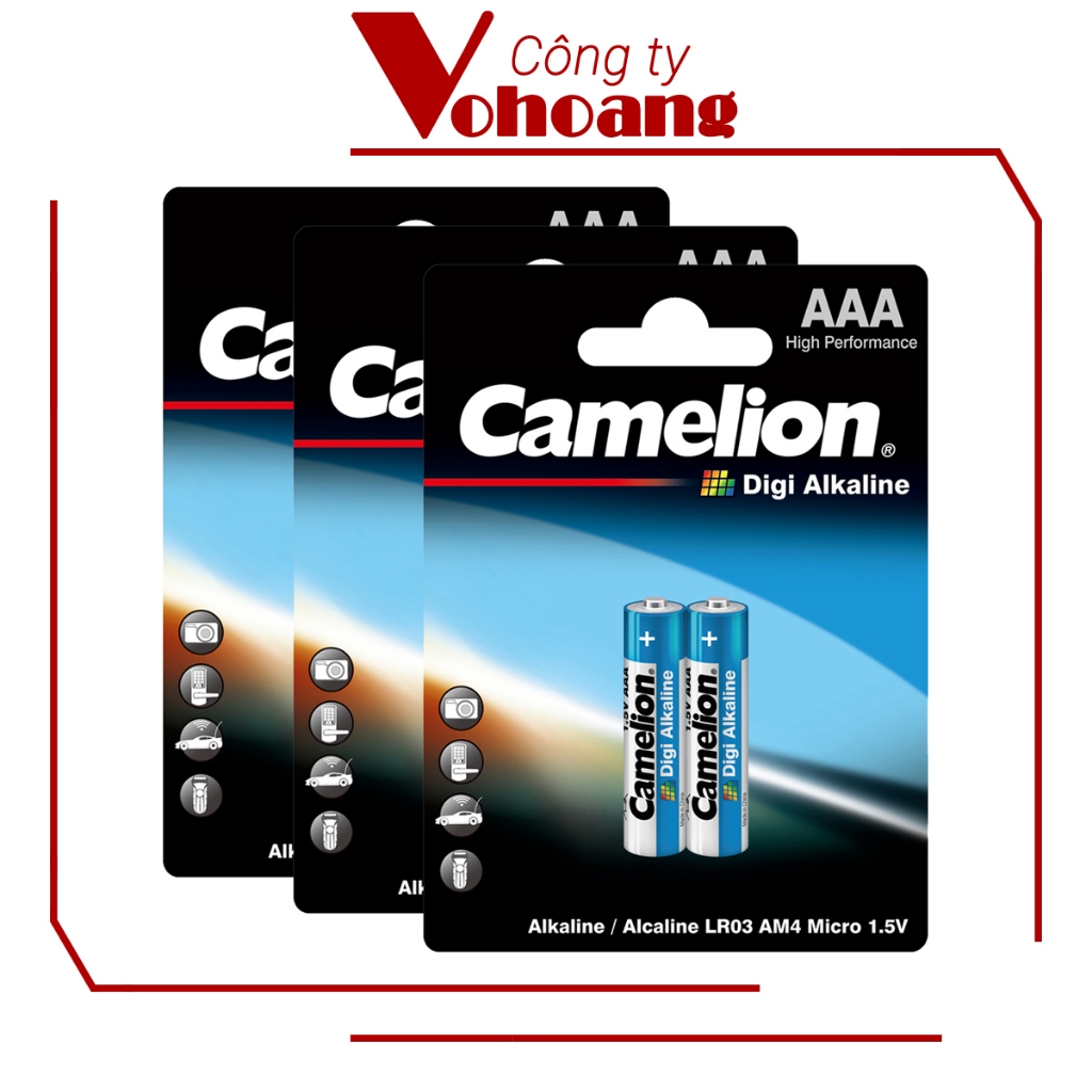 Bộ 6 pin AAA Camelion Alkaline Digi