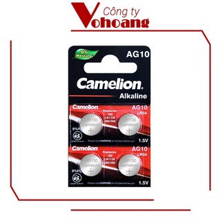 4 pin Camelion Alkaline AG10 - Pin gắn máy tính, đồng hồ, đồ chơi, ...