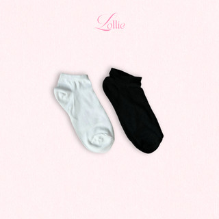 Lollie studio - tất trơn cổ ngắn acc291