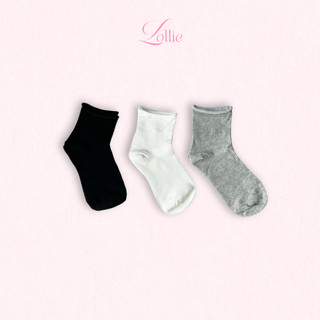 LOLLIE STUDIO - Tất trơn cao cổ ACC244