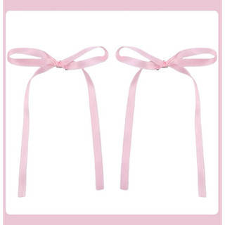 🎀NƠ KẸP TÓC O,6MM TUA DÀI 15CM
