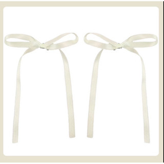 🎀NƠ KẸP TÓC O,6MM TUA DÀI 15CM