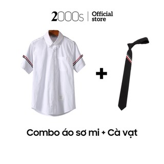 Combo áo sơ mi và cà vạt 2000s Store