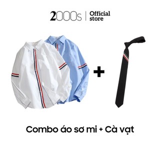 Combo áo sơ mi và cà vạt 2000s Store
