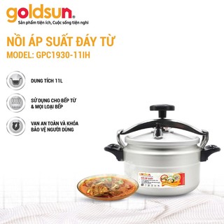 Nồi áp suất nhôm đáy từ Goldsun GPC1930-11IH dung tích 11l bảo hành 12 tháng đổi mới trong 15 ngày