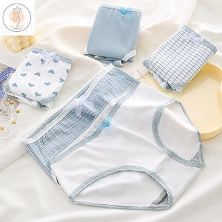 Set 5 quần lót nữ, quần lót cotton, quần chíp nữ cute, quần chíp hoạ tiết
