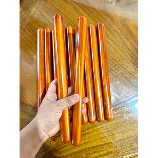 Dùi đánh Trống múa lân gỗ tự nhiên dài 32cm( 1 cặp )