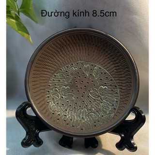 Đĩa Kê Chén Tử Sa Bát Tràng