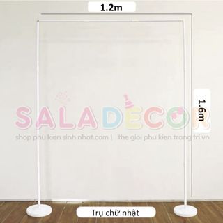 Khung bóng trang trí sinh nhật - cổng bong bóng sinh nhật - trụ bóng hình chữ nhật hình vuông