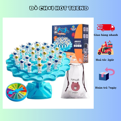 Broad Game Đồ Chơi Phi Hành Gia Cân Bằng Pandatoys, Bộ Đồ Chơi Tương Tác Vui Nhộn Cho Bé Trai Bé Gái