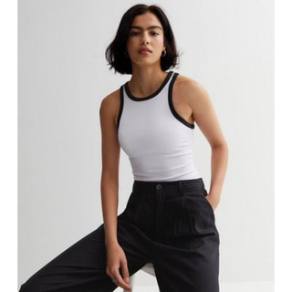 Áo croptop thun gân