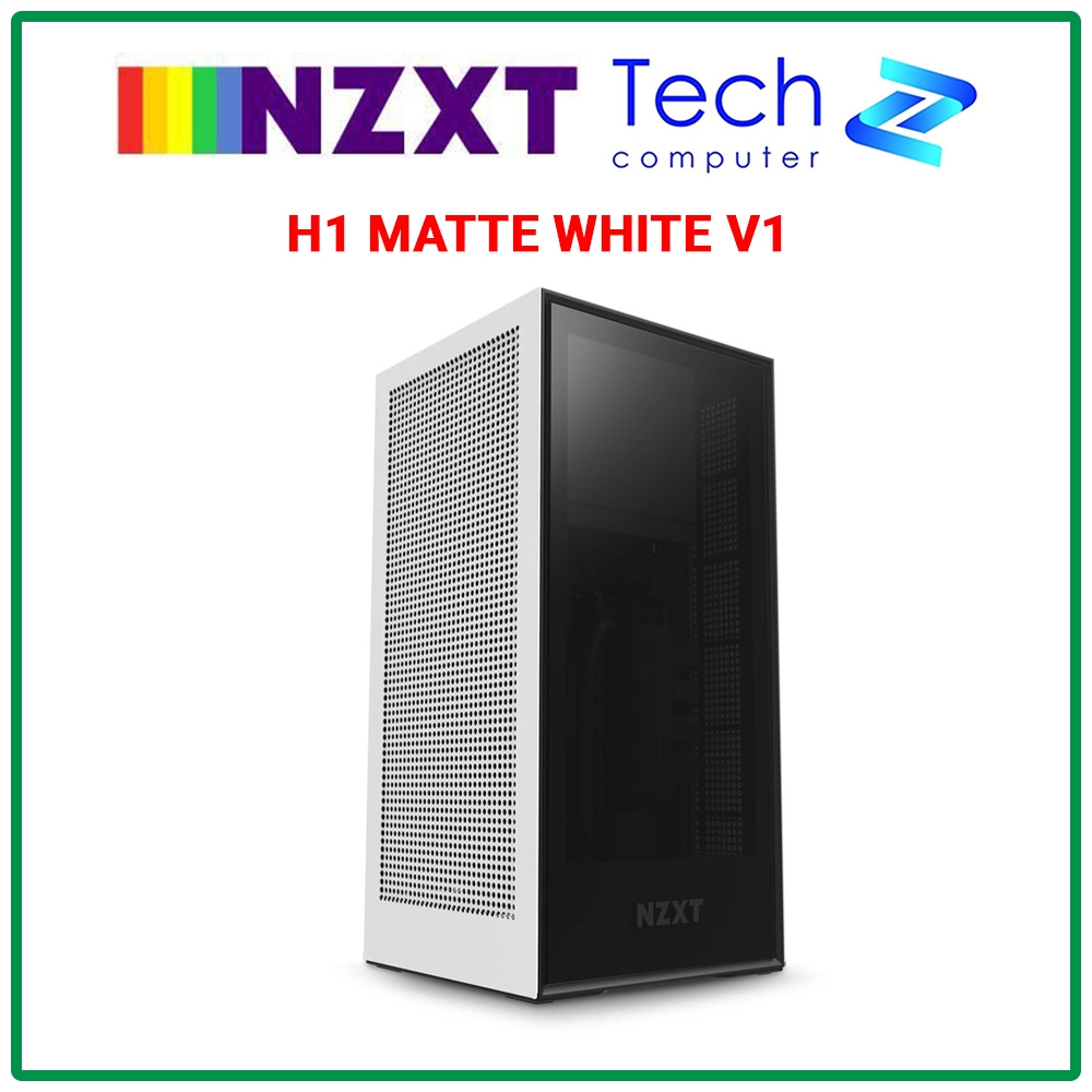 (NEW) Vỏ case NZXT H1 V1 White