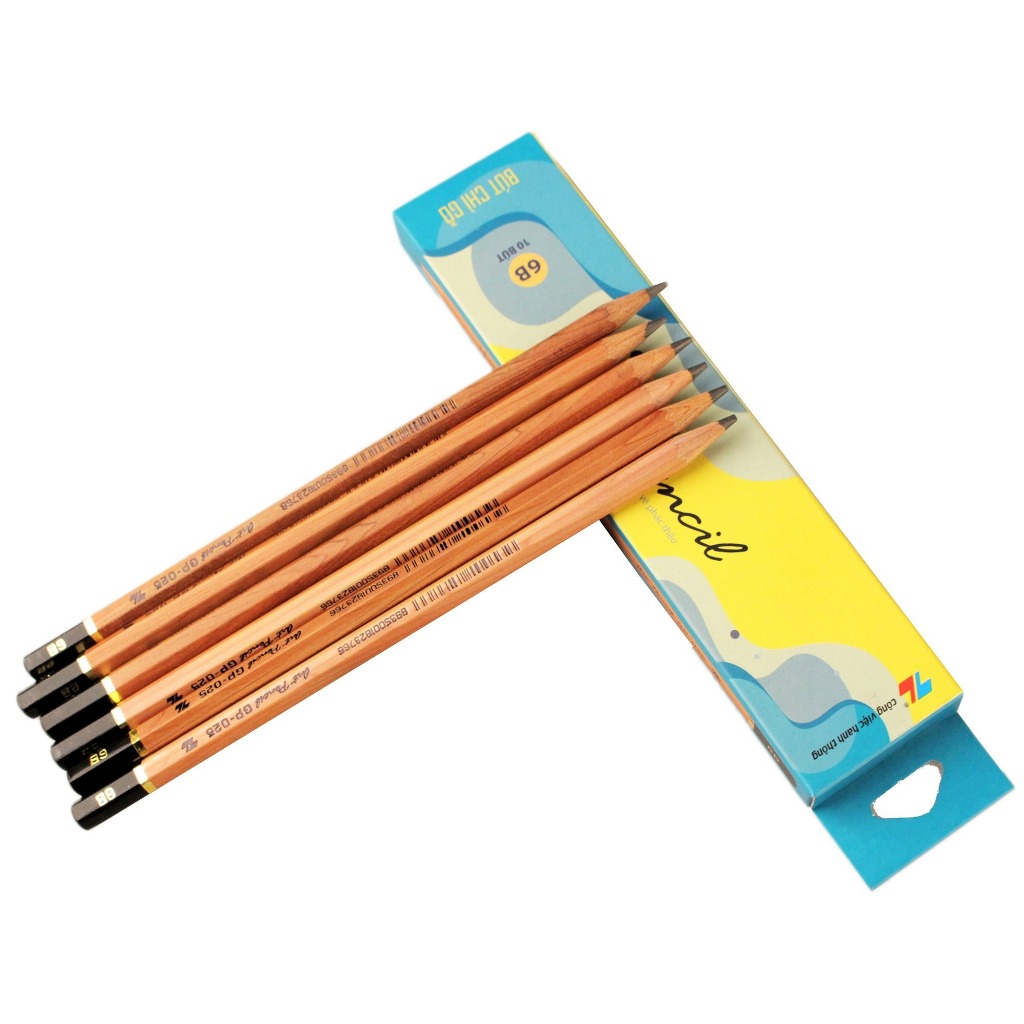 Bút chì mỹ thuật Thiên Long 3B/4B/5B/6B