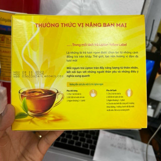 Trà lipton túi lọc 100 túi