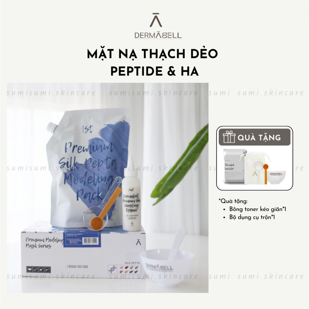 (Dermabell) Mặt nạ thạch peptide Premium Silk-Pepta Modeling Pack