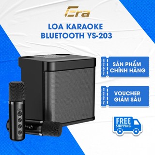 Loa Karaoke Bluetooth YS 203 Kèm 2 Micro Không Dây Siêu Hay - Era