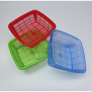 Rổ nhựa vuông, rổ đựng rau sống, rổ mini