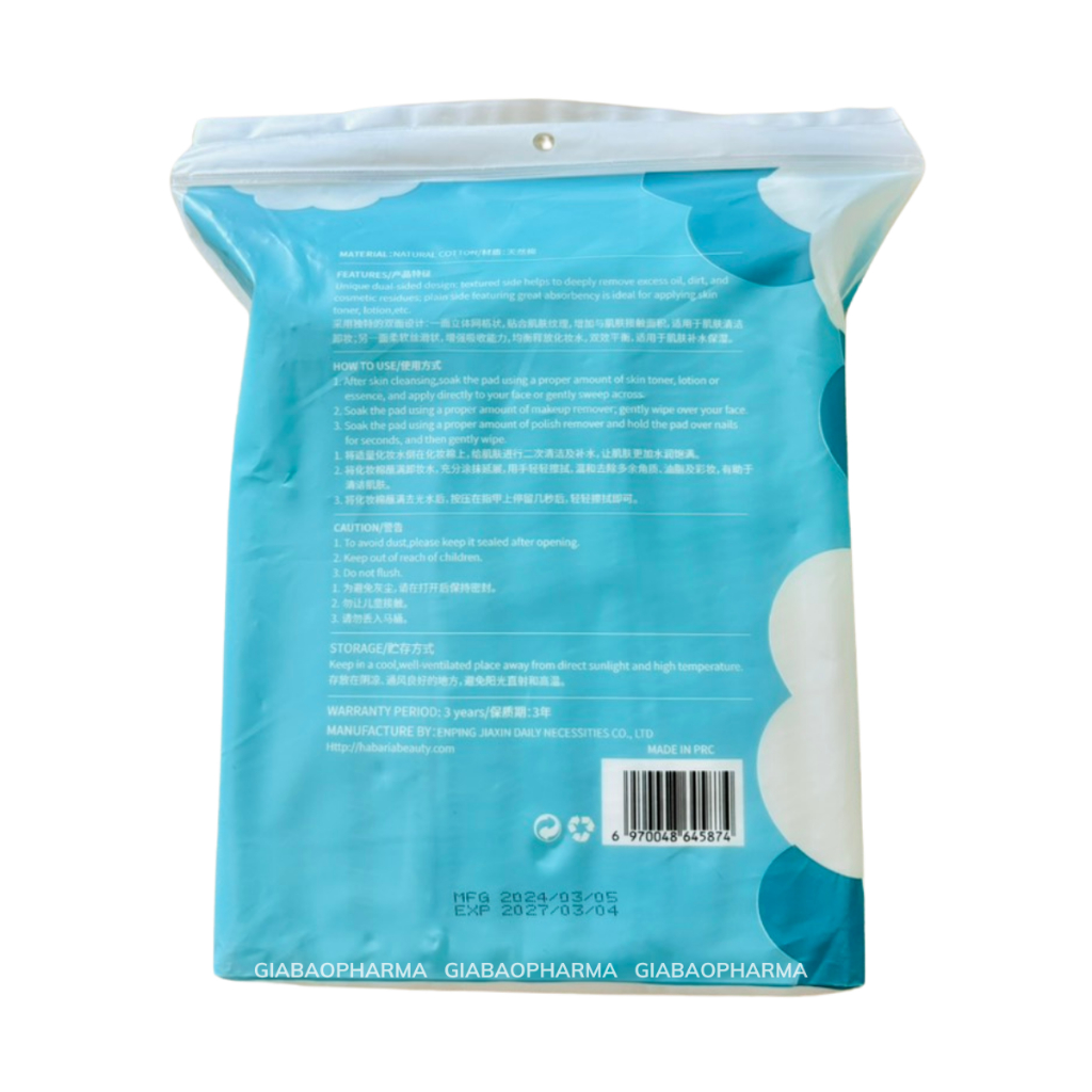 Bông tẩy trang Habaria sheep cotton( 234 miếng)