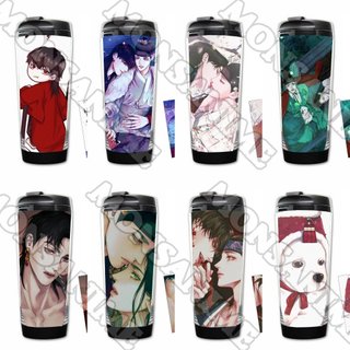 Bình nước nhựa quỷ dạ khúc the ghost's nocturne manhwa bl boylove nhiều mẫu cốc đựng quà tặng tiện lợi