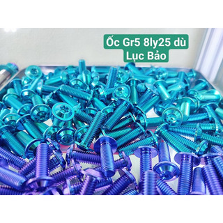 Ốc gr5 8li25 titan gắn xe máy