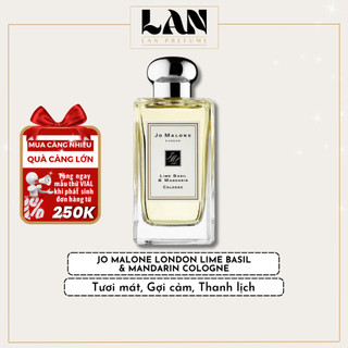 Nước hoa mùa hè jo malone lime basil & mandarin lạc vào rừng chanh tươi mát