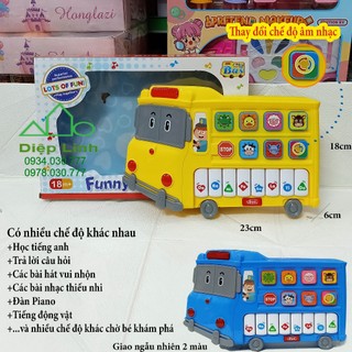 Đồ chơi đàn piano phát nhạc cho bé màu xanh, hồng,vàng