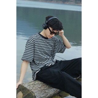 Áo Pull Nam Cộc Tay Kẻ 3318 RHODISHOP