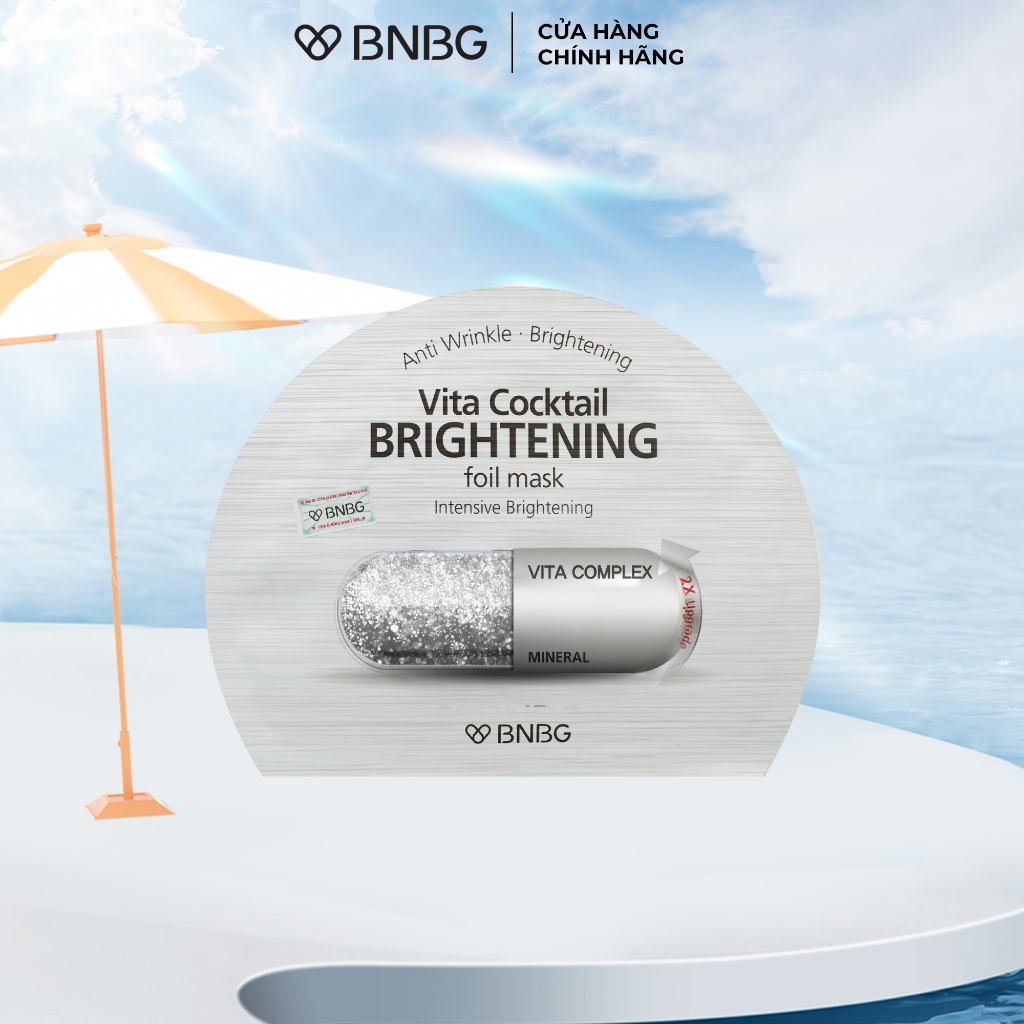 Mặt nạ Sáng da BNBG Vita Cocktail Brightening Foil Mask Intensive Whitening 30ml