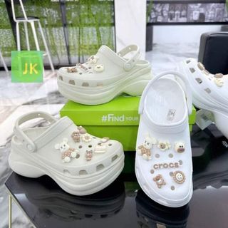 Dép sục cross BAE đế cao 7cm hàng xuất xịn, full box tặng 10sticker