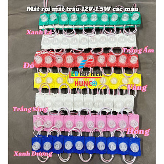Led hắt rọi 1 mắt siêu sáng, Led mắt trâu công suất 1,5W ( vỉ 20 bóng)