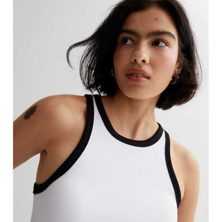 Áo croptop thun gân