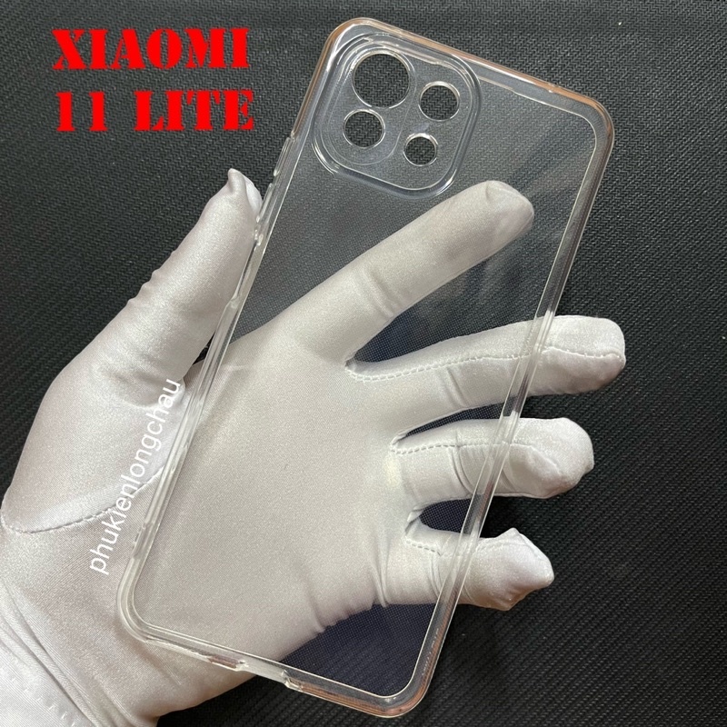 ỐP DẺO TRONG TỐT VIỀN VUÔNG XIAOMI 11 Lite 4G / 11 Lite 5G / 11 Lite NE 5G