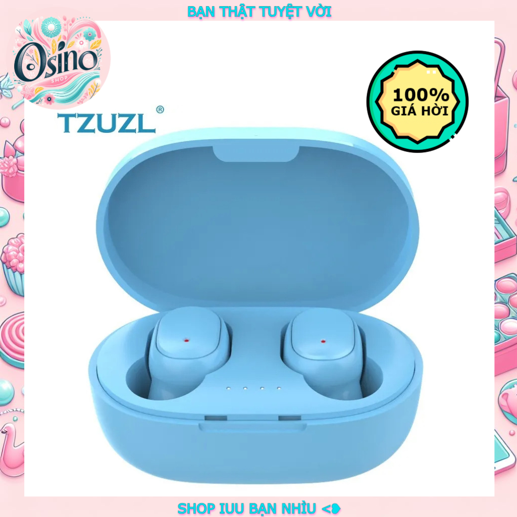 Tai nghe Bluetooth TZUZLE A6S TWS Bluetooth 5.2 không dây chống ồn có micro