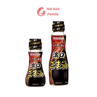 Dầu Mè Ajinomoto Nguyên Chất Nhập Khẩu Nhật Bản 70-160ml HSD: 09/2025