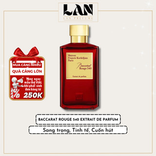 Nước hoa mfk baccarat rouge 540 extrait ngọt ngào sang trọng quý phái lưu hương lâu