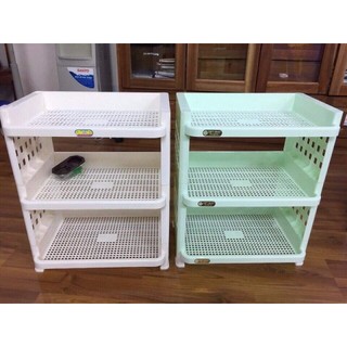 Kệ úp chén bát 3 tầng.hàng nhựa việt nhật việt nam kệ để đồ nhà bếp đựng gia vị mã 5528