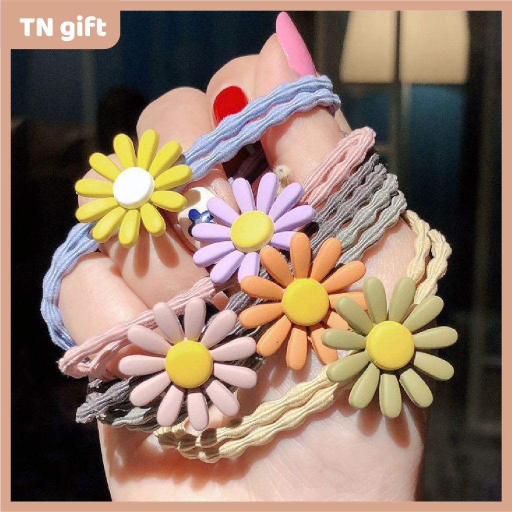 Set 5 cột tóc hoa mặt trời