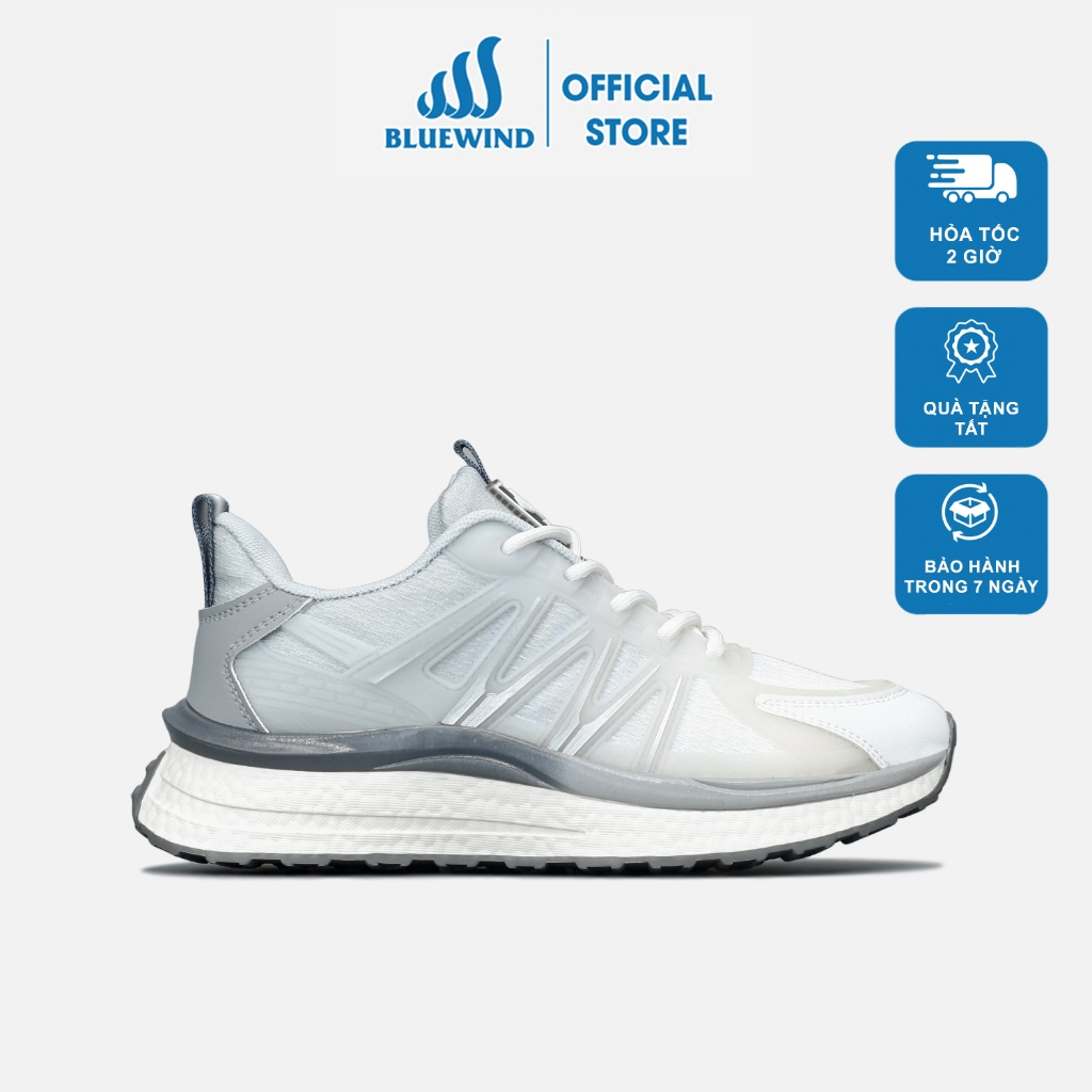 Giày Thể Thao Nữ BLUEWIND Sort Hand Vải Dệt Kim Thoáng Khí Đế Cao Su Nguyên Khối Êm Mềm 68376