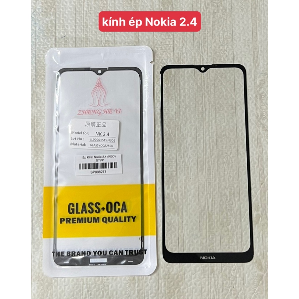 kính ép  Nokia 2.4 (keo)