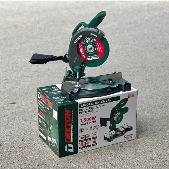 Máy cắt nhôm Dekton DK-CN210, DK-CN210PLUS (1500W) kèm lưỡi hợp kim 210mm