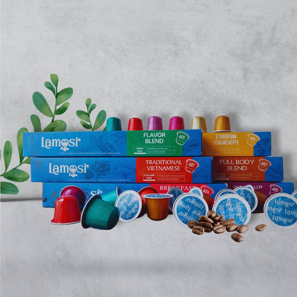 Cafe viên nén các loại dùng cho máy Outin Nano - Nespresso