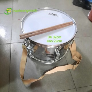 Trống con INOX 1 cái lẻ tặng dây deo và dùi gõ