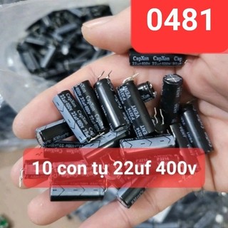 Tụ hóa 22uf 400v tụ chính hãng giá bán 10 con