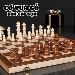 Đồ Chơi Board Game, Bộ Cờ Vua Gỗ Cao Cấp Cho Bé Phát Triển Khả Năng Tư Duy Suy Đoán