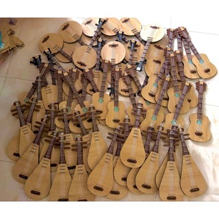 Đàn guitar gỗ - đồ chơi tự tạo mầm non - cđ âm nhạc