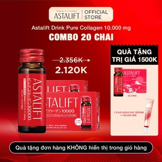 Combo Nước Uống Collagen ASTALIFT Drink Pure 10.000MG Giúp Da Mịn Mượt 30ml/Chai